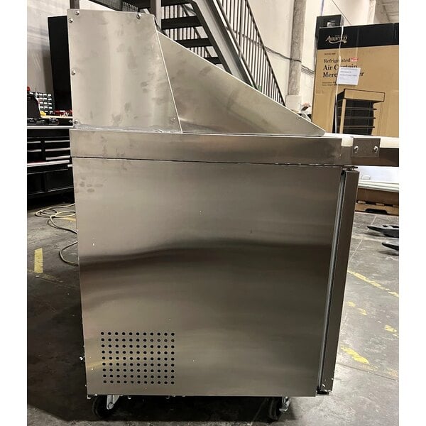 Scratch and Dent Avantco APT-60M-HC 60" 2 Door Mega Top Refrigerated Sandwich Prep Table