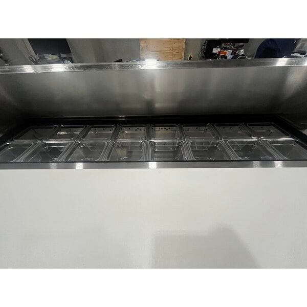 Scratch and Dent True TSSU-60-16-HC 60 3/8" 2 Door Refrigerated Sandwich Prep Table