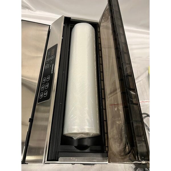 Scratch and Dent VacPak-It VME16SS Stainless Steel External Vacuum Packaging Machine with 16" Seal Bar - 120V, 550W