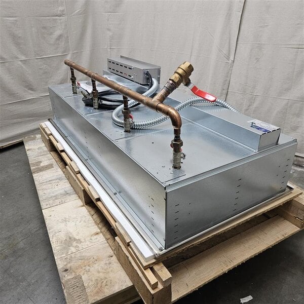 Scratch and Dent Vollrath 3640650 Modular Drop In Four Compartment Hot Food Well with Infinite Controls and Manifold Drain - 120V, 2500W