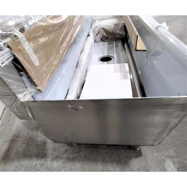 Scratch and Dent Regency 120" x 17 1/2" Hand Sink for (5) 8" Center Faucets