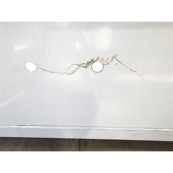 Scratch and Dent Regency Wall-Mounted 96" x 17 1/2" Hand Sink for (4) 8" Center Faucets