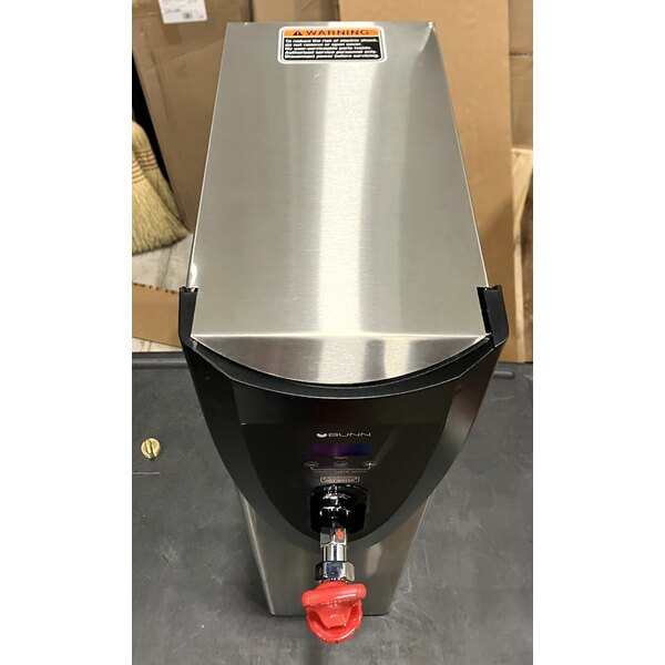 Scratch and Dent Bunn 43600.0002 H5X Element SST Stainless Steel Finish 5 Gallon 212 Degree Hot Water Dispenser - 208V