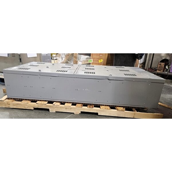 Scratch and Dent Regency Space Solutions Gray 36" x 15" x 78" Triple, 2-Tier Locker - Assembled