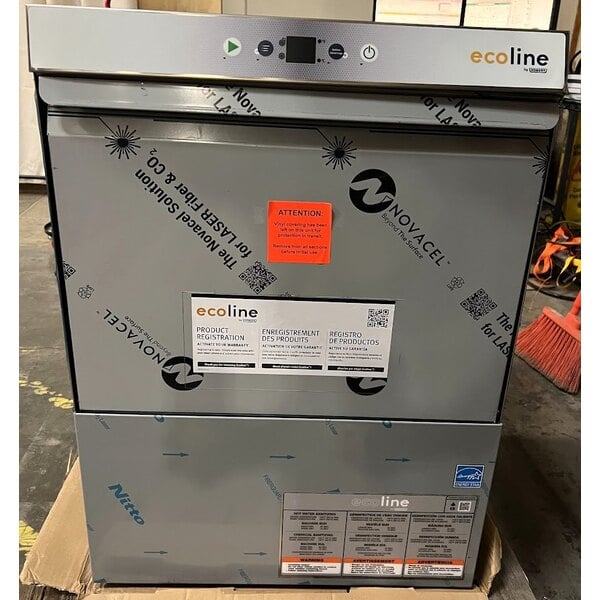 Scratch and Dent Ecoline by Hobart EUH-1 High-Temperature Undercounter Dishwashing Machine - 208-240V