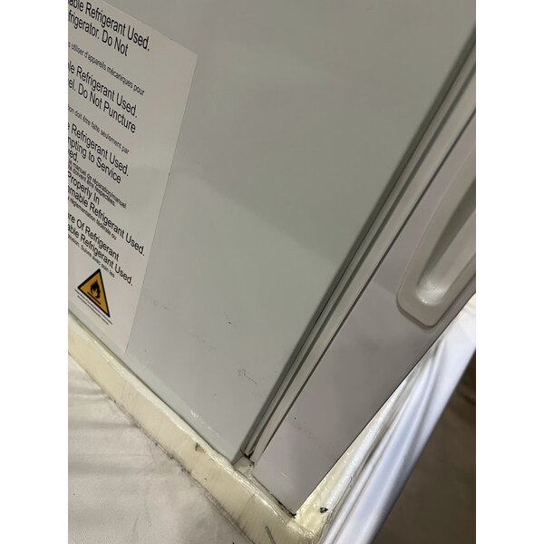 Scratch and Dent Summit Appliance ACR162GNSF456 EQTemp ACR Series 1.58 Cu. Ft. White / Blue Compact Glass Door Reach-In Medical Refrigerator with Temperature-Monitored Vaccine Storage - 115V