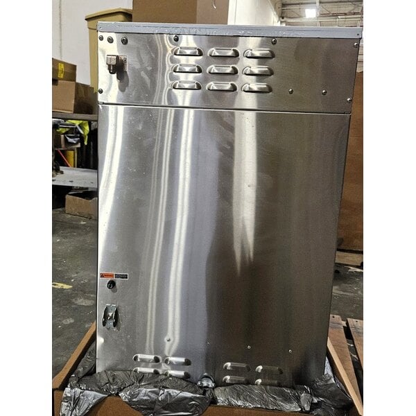 Scratch and Dent Curtis G4TP2T10A3500 G4 ThermoPro Twin 1.5 Gallon Coffee Brewer with Shelf - 220V