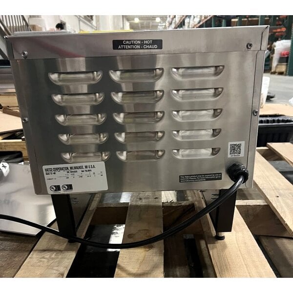 Scratch and Dent Hatco TQ-400 Toast Qwik Conveyor Toaster - 2" Opening, 120V