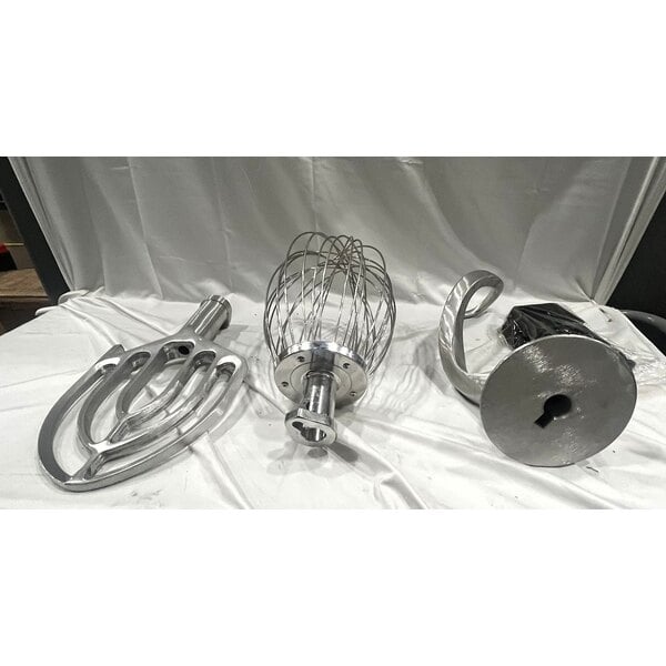 Scratch and Dent MainStreet Equipment CMIX30 30 Qt. Planetary Floor Mixer with Guard & Standard Accessories - 120V, 2 hp