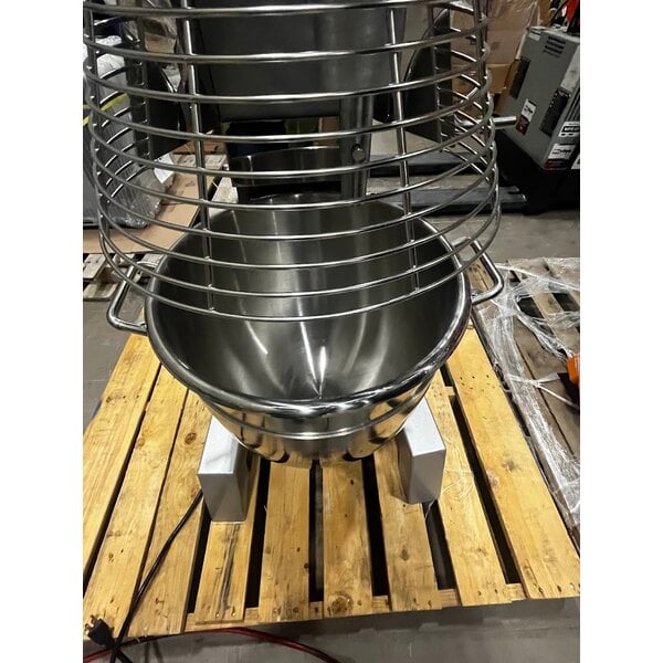 Scratch and Dent MainStreet Equipment CMIX30 30 Qt. Planetary Floor Mixer with Guard & Standard Accessories - 120V, 2 hp