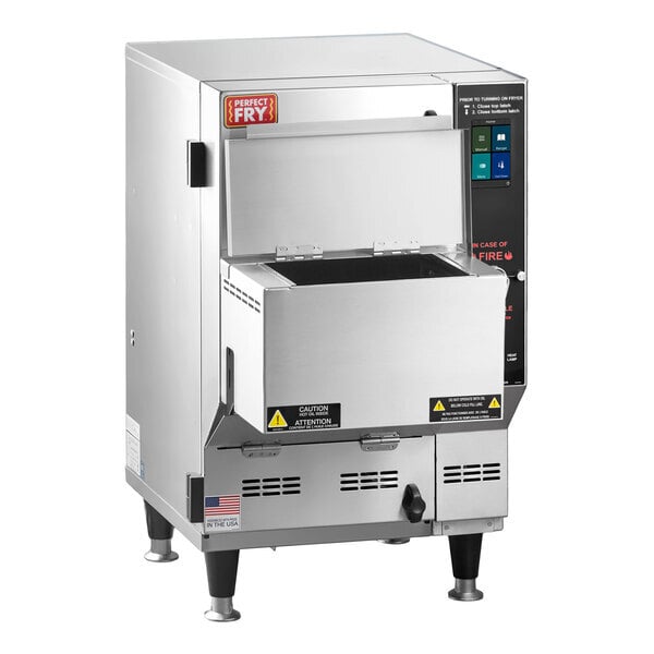 Scratch and Dent Perfect Fry PFA730-240V/1PH PFA Fully Automatic Ventless Countertop Deep Fryer - 240V, 8.0 kW, 1 Phase