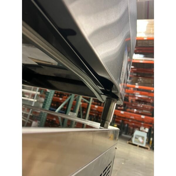 Scratch and Dent Cooking Performance Group G48T 48" Gas Countertop Griddle with Thermostatic Controls and 48", 2 Drawer Refrigerated Base - 120,000 BTU