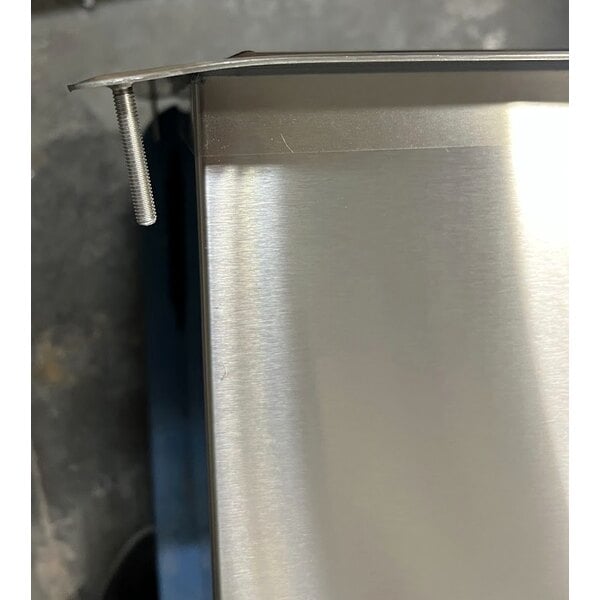 Scratch and Dent Regency 18" x 12" Stainless Steel Drop-In Ice Bin with Sliding Lid - 20 lb.
