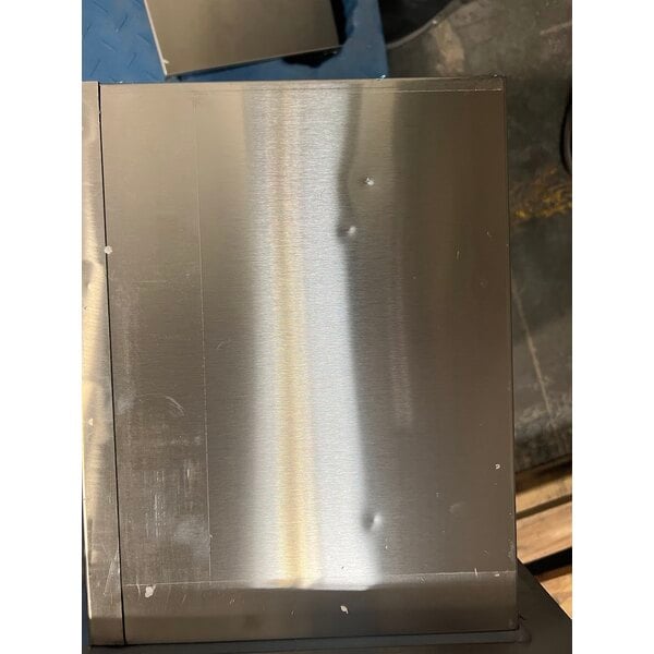 Scratch and Dent Regency 18" x 12" Stainless Steel Drop-In Ice Bin with Sliding Lid - 20 lb.