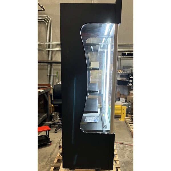 Scratch and Dent Avantco VAC-36B 35 1/2" Customizable Black Refrigerated Air Curtain Merchandiser