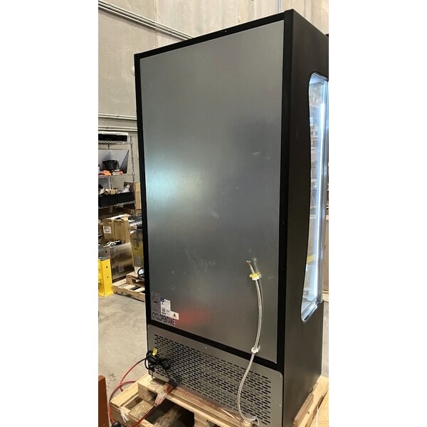 Scratch and Dent Avantco VAC-36B 35 1/2" Customizable Black Refrigerated Air Curtain Merchandiser