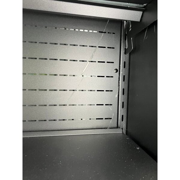 Scratch and Dent Avantco VAC-36B 35 1/2" Customizable Black Refrigerated Air Curtain Merchandiser