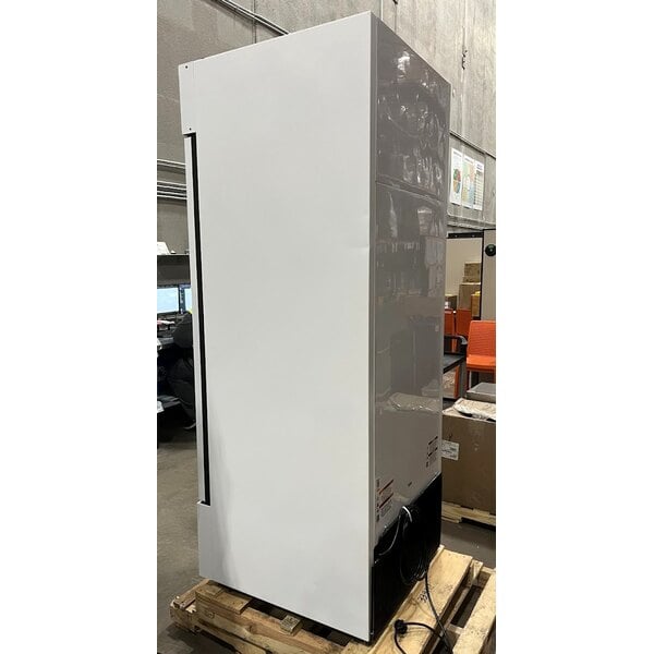 Scratch and Dent True GDM-26-HC~TSL01 30" White Refrigerated Glass Door Merchandiser with LED Lighting