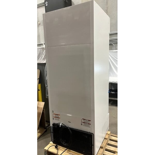 Scratch and Dent True GDM-26-HC~TSL01 30" White Refrigerated Glass Door Merchandiser with LED Lighting