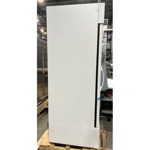 Scratch and Dent True GDM-26-HC~TSL01 30" White Refrigerated Glass Door Merchandiser with LED Lighting