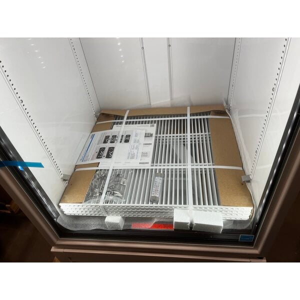 Scratch and Dent True GDM-26-HC~TSL01 30" White Refrigerated Glass Door Merchandiser with LED Lighting