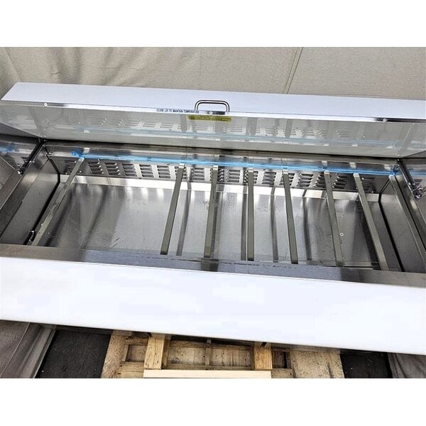 Scratch and Dent Avantco APT-71M-HC 70" 3 Door Mega Top Refrigerated Sandwich Prep Table