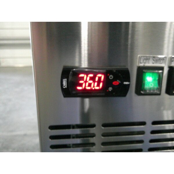 Scratch and Dent Avantco UDD-60-HC-S (2) Double Tap Kegerator Beer Dispenser - Stainless Steel, (2) 1/2 Keg Capacity