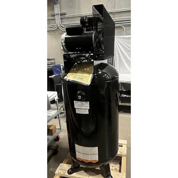 Scratch and Dent Industrial Air 80 Gallon Stationary Vertical Steel Single-Stage Air Compressor with Thermal Overload Protection ILA4708065 - 4.7 hp, 230V