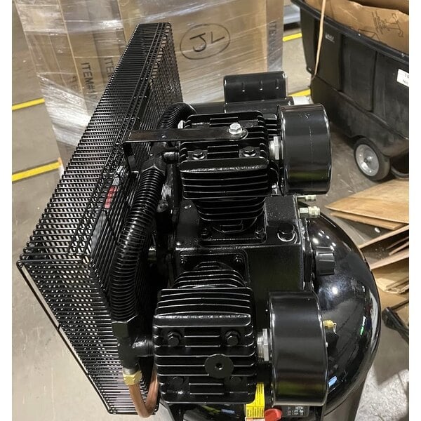 Scratch and Dent Industrial Air 80 Gallon Stationary Vertical Steel Single-Stage Air Compressor with Thermal Overload Protection ILA4708065 - 4.7 hp, 230V