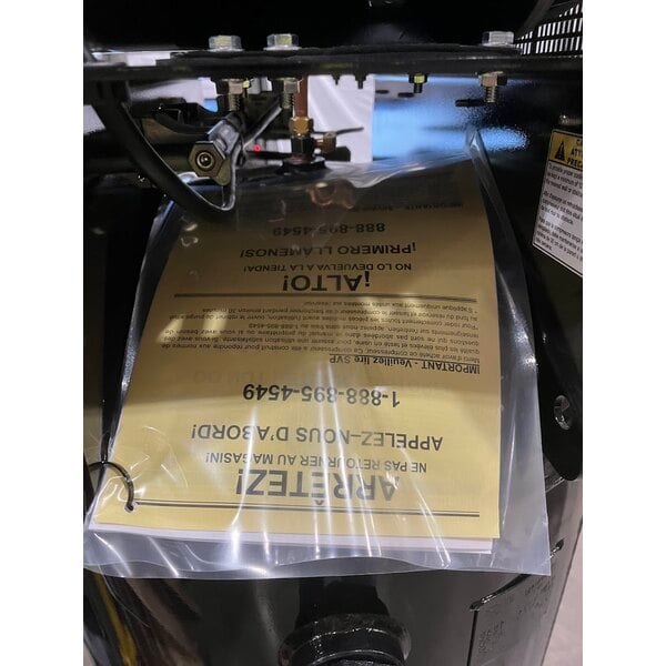 Scratch and Dent Industrial Air 80 Gallon Stationary Vertical Steel Single-Stage Air Compressor with Thermal Overload Protection ILA4708065 - 4.7 hp, 230V