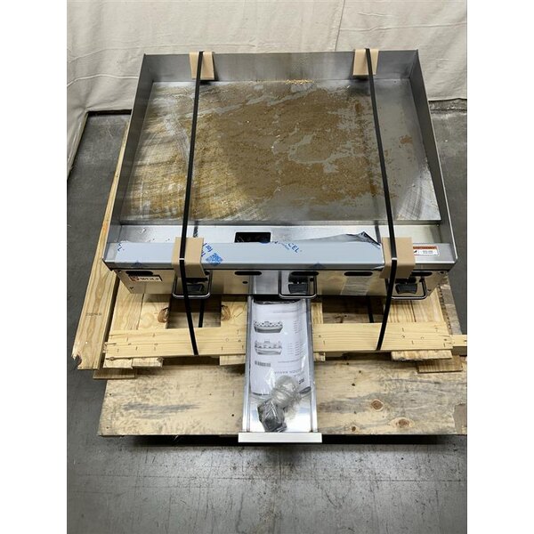 Scratch and Dent Wolf by Vulcan AGM36-NAT Natural Gas 36" Heavy-Duty Gas Countertop Griddle with Manual Controls - 81,000 BTU