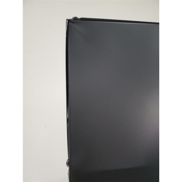Scratch and Dent Avantco GDC-15-HC 25 5/8" Black Swing Glass Door Merchandiser Refrigerator with LED Lighting