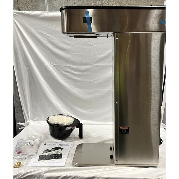 Scratch and Dent Bunn 53100.0101 BrewWISE ICB-DV Tall Infusion Series Stainless Steel Automatic Coffee Brewer - Dual Voltage