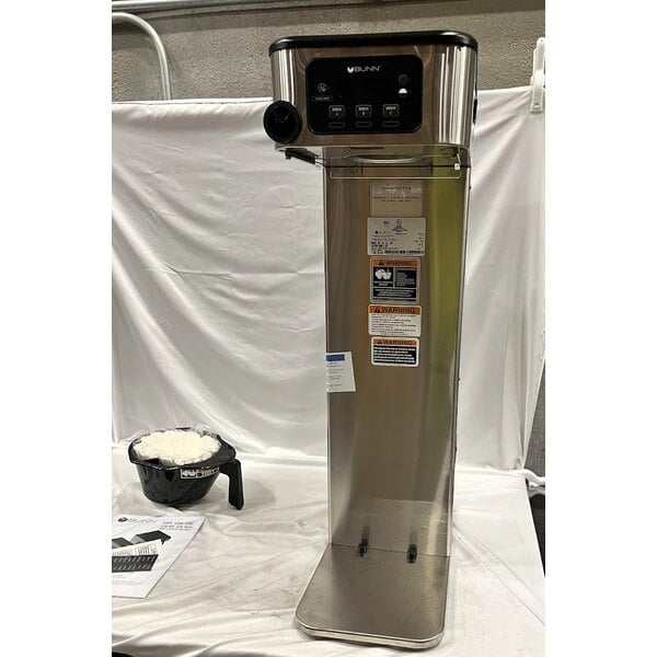 Scratch and Dent Bunn 53100.0101 BrewWISE ICB-DV Tall Infusion Series Stainless Steel Automatic Coffee Brewer - Dual Voltage