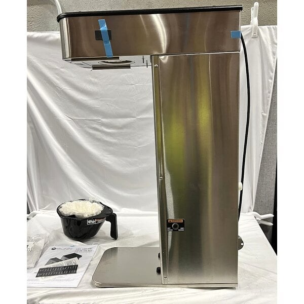Scratch and Dent Bunn 53100.0101 BrewWISE ICB-DV Tall Infusion Series Stainless Steel Automatic Coffee Brewer - Dual Voltage