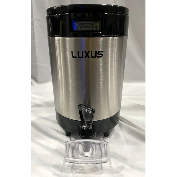 Scratch and Dent Fetco L4S-10 Luxus 1 Gallon Stainless Steel Coffee Server