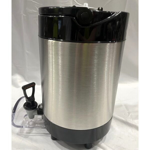 Scratch and Dent Fetco L4S-10 Luxus 1 Gallon Stainless Steel Coffee Server