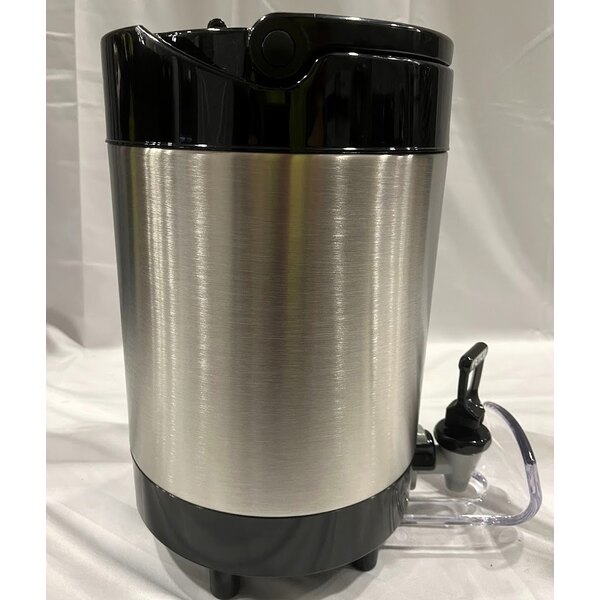 Scratch and Dent Fetco L4S-10 Luxus 1 Gallon Stainless Steel Coffee Server