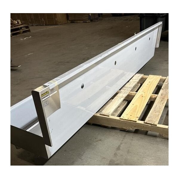 Scratch and Dent Regency Wall-Mounted 96" x 17 1/2" Hand Sink for 4 Single-Inlet Faucets