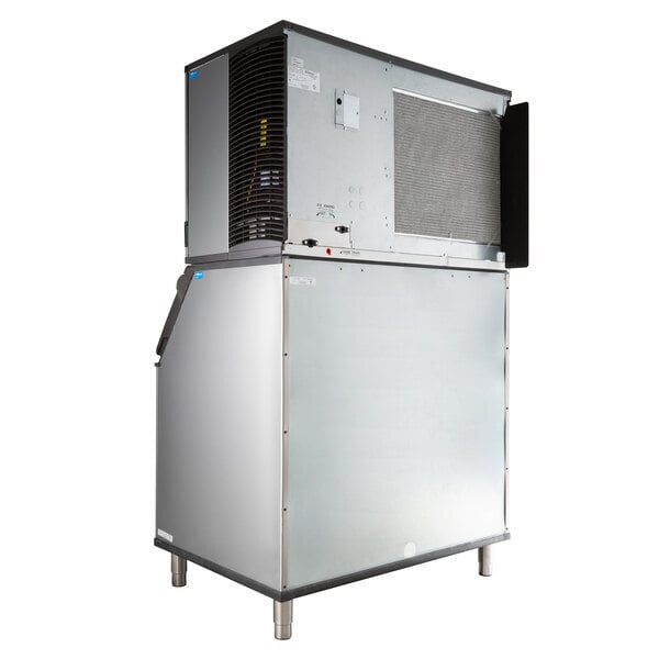 Scratch and Dent Manitowoc IDT1500A Indigo NXT 48" Air Cooled Cube Ice Machine with Bin - 208-230V, 1 Phase, 1668 lb.