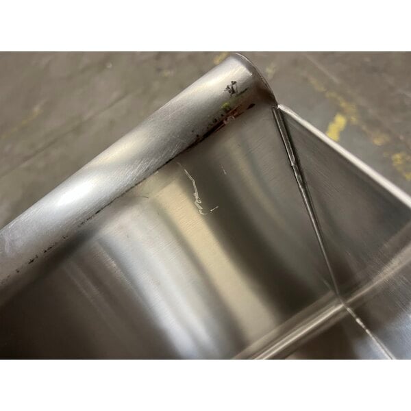 Scratch and Dent Regency 24" One Compartment Commercial Utility Sink with 24" x 24" x 13" Sink Bowl