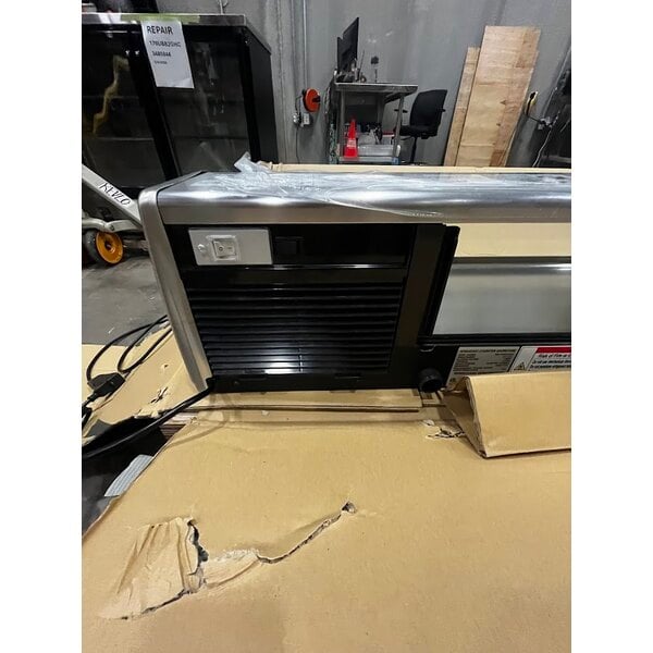Scratch and Dent Hoshizaki HNC-180BA-R-SLH Curved Glass Refrigerated Sushi Display Case 71" - Right Side Compressor