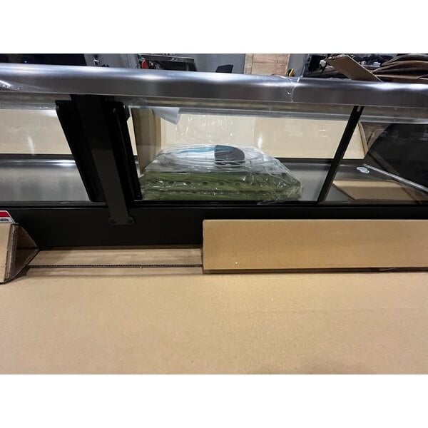 Scratch and Dent Hoshizaki HNC-180BA-R-SLH Curved Glass Refrigerated Sushi Display Case 71" - Right Side Compressor