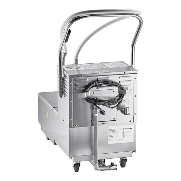 Scratch and Dent Fryclone 85 lb. Low-Profile Portable Fryer Oil Filter Machine with 2-Way Pump - 120V