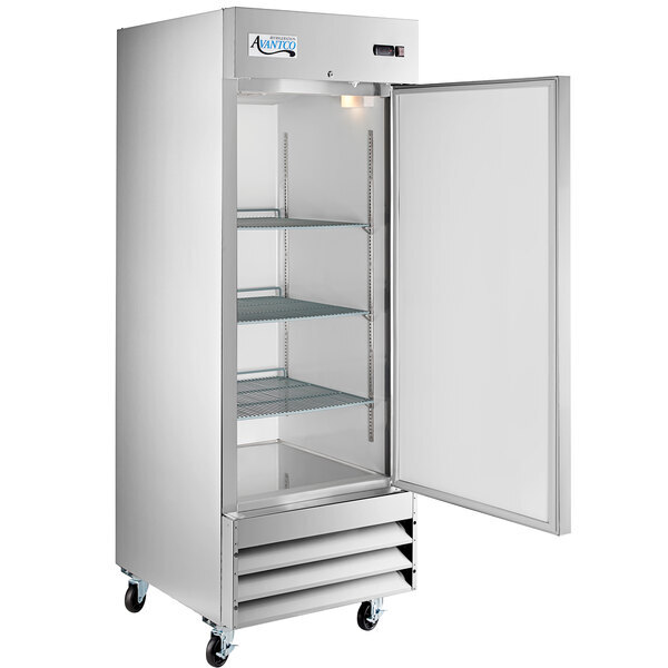 Scratch and Dent Avantco A-23R-HC 29" Solid Door Reach-In Refrigerator