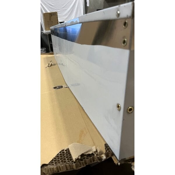 Scratch and Dent ServIt Four Pan Open Well Electric Steam Table with Partially Enclosed Base - 208/240V, 3000W