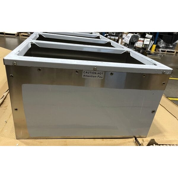 Scratch and Dent ServIt Four Pan Open Well Electric Steam Table with Partially Enclosed Base - 208/240V, 3000W