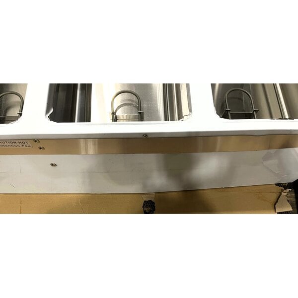 Scratch and Dent ServIt Four Pan Open Well Electric Steam Table with Partially Enclosed Base - 208/240V, 3000W