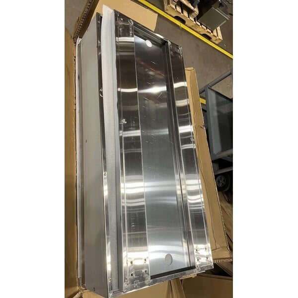 Scratch and Dent ServIt Four Pan Open Well Electric Steam Table with Partially Enclosed Base - 208/240V, 3000W