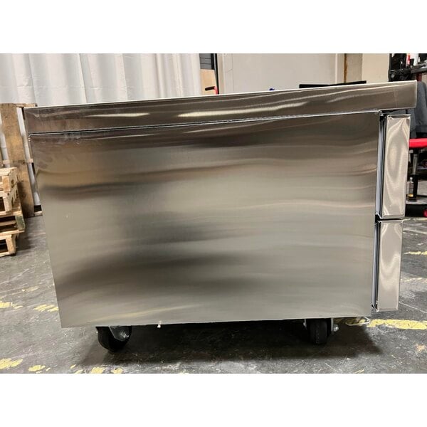 Scratch and Dent Avantco CBE-60-HC 60" 2 Drawer Refrigerated Chef Base